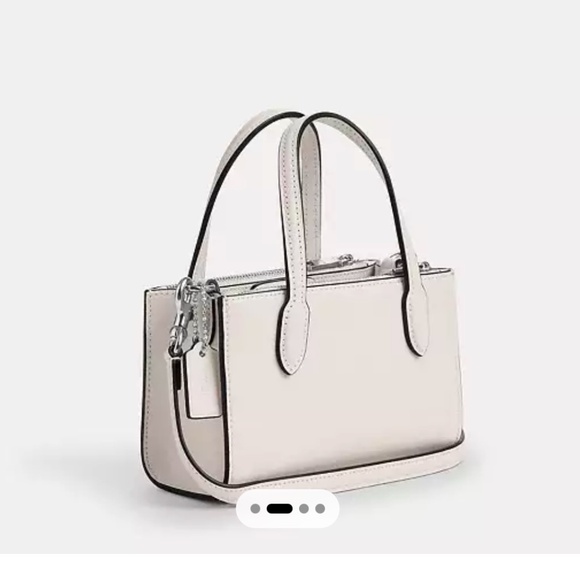 New🤍Coach Nina Mini Tote White Bag - Picture 4 of 6